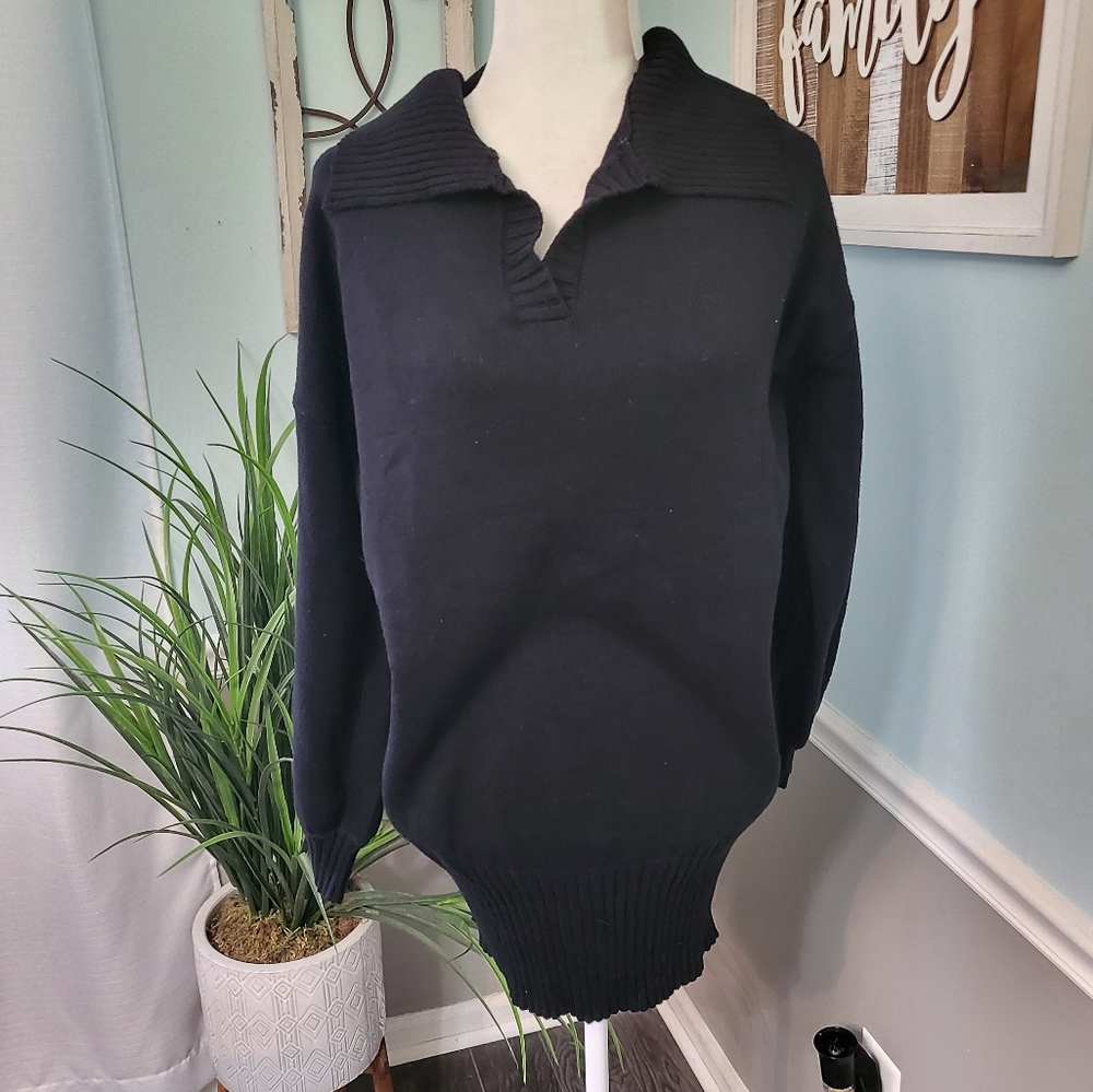 Nwot women's large black sweater